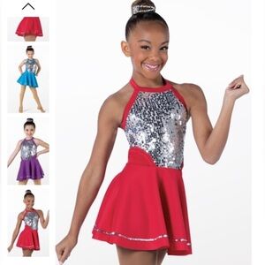 Weissman Sleeveless Sequin Dress Dance Costume